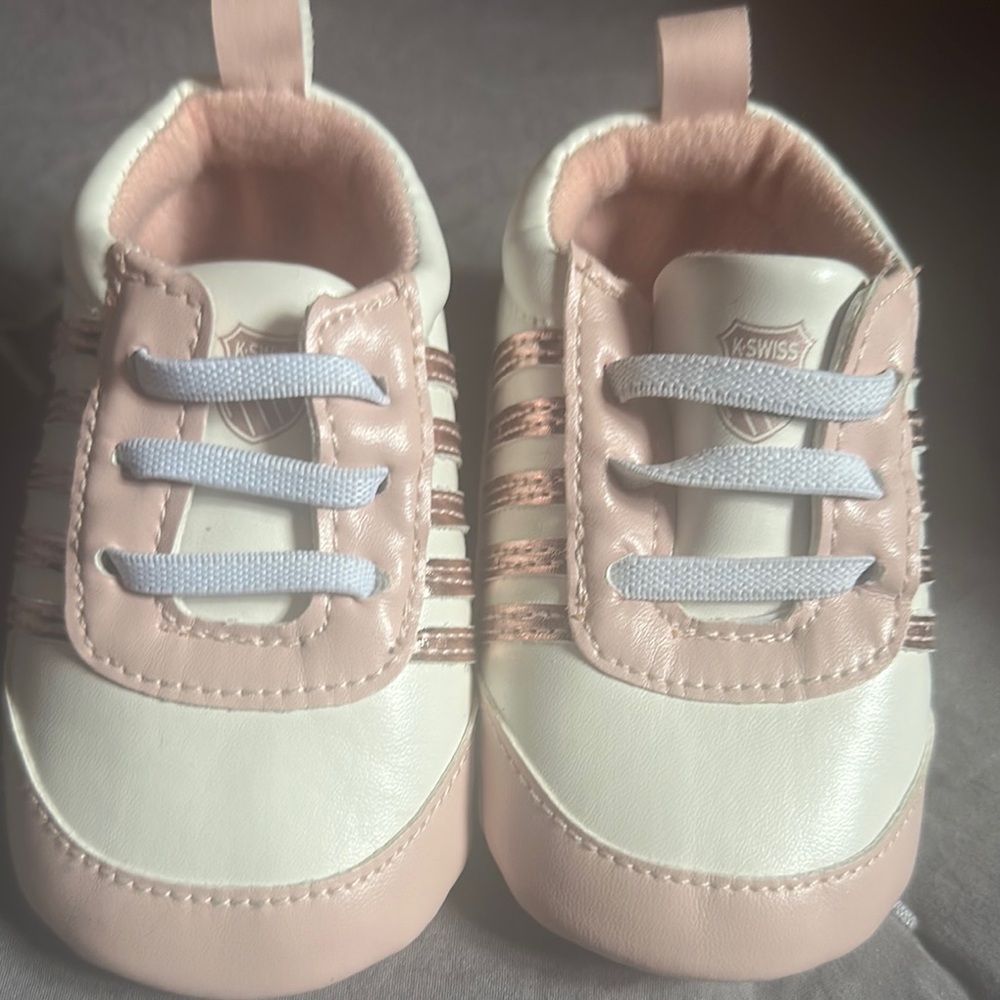K-Swiss Kids Sneakers - Soft Pink and Cream